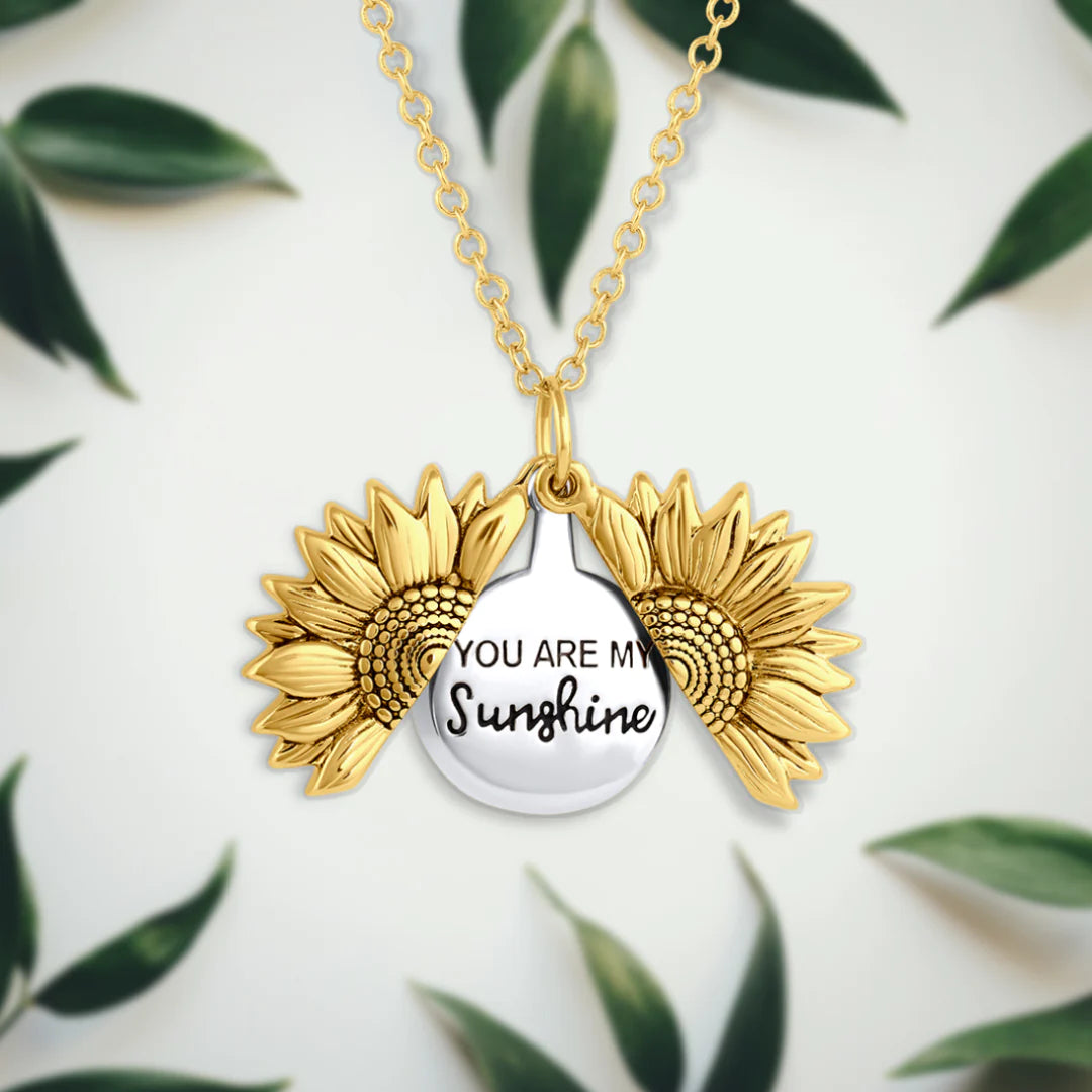 🌻COLLAR PERSONALIZADO "YOU ARE MY SUNSHINE" + ENVÍO GRATIS🎁