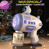 🚀NAVE ESPACIAL LANZA BURBUJAS CON LUZ LED + ENVÍO GRATIS🎁