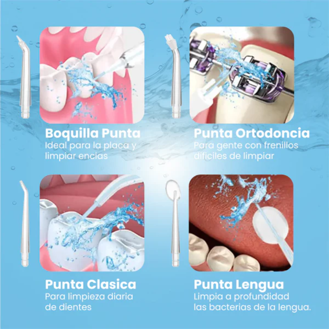 IRRIGADOR BUCAL, LIMPIEZA PROFUNDA + ENVÍO GRATIS🎁