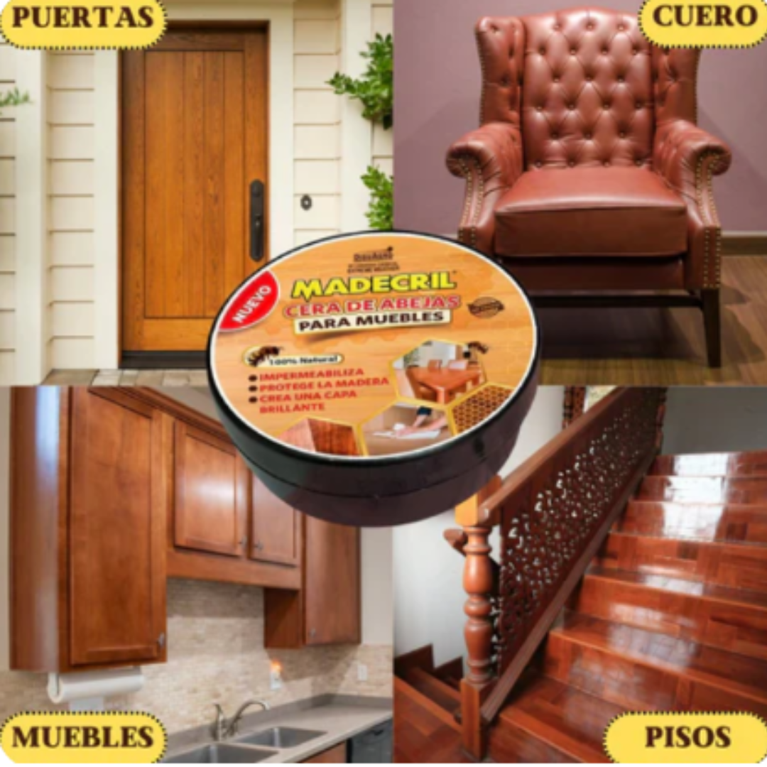 MADECRIL™ - Cera Reparadora de Madera 100% Eficaz