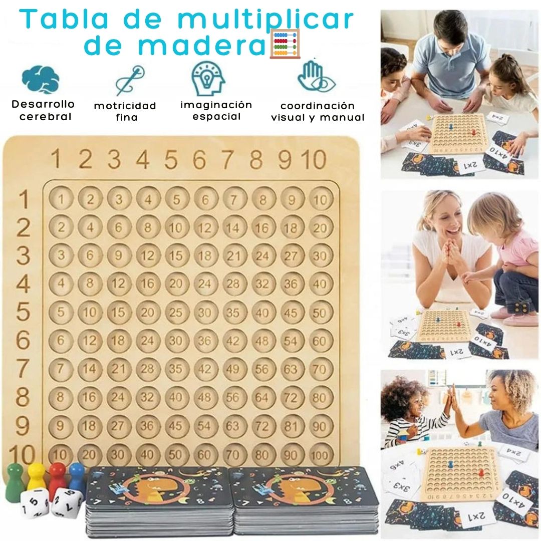 🧮Multiplica su Diversión y Conocimiento: Juguete Montessori para Pequeños Genios👨‍👩‍👧‍👦