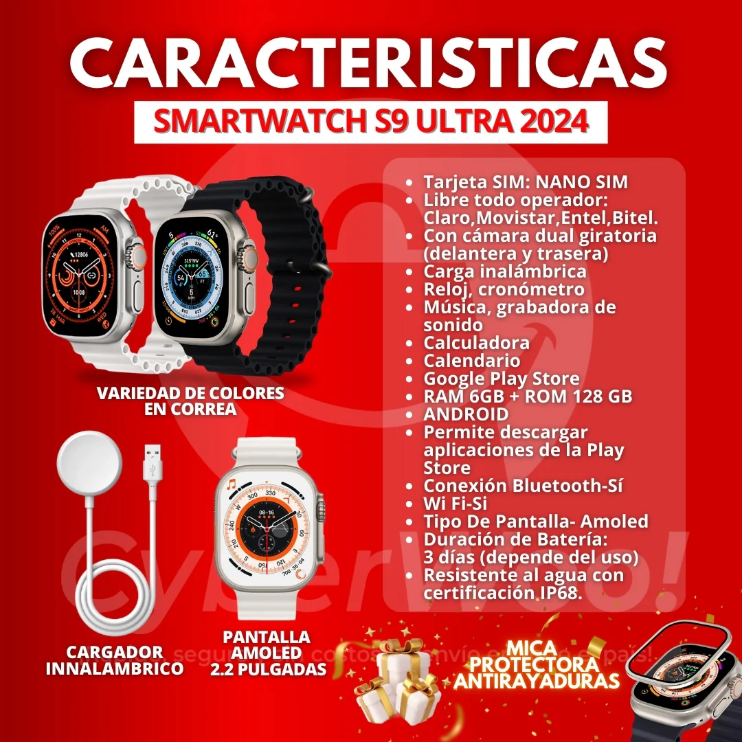 RELOJ SMART WATCH TS900 ULTRA