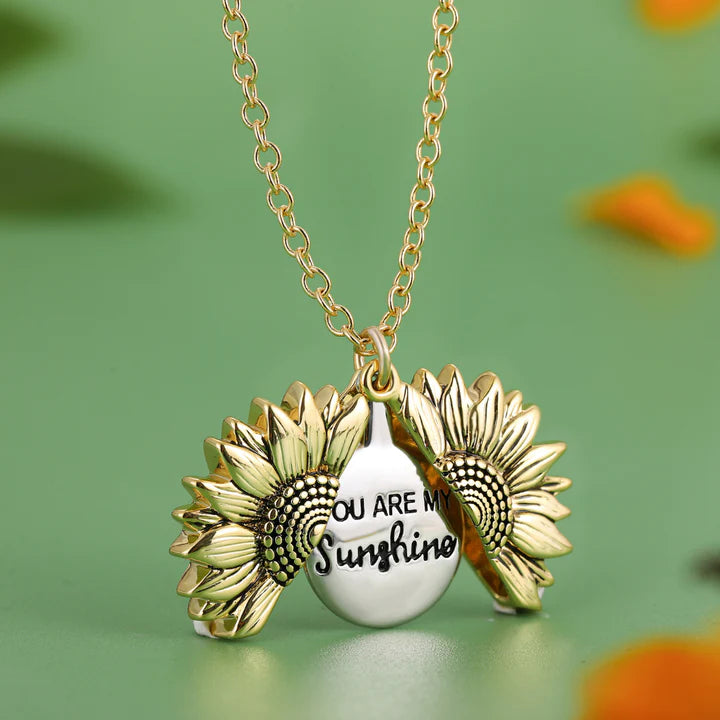 🌻COLLAR PERSONALIZADO "YOU ARE MY SUNSHINE" + ENVÍO GRATIS🎁