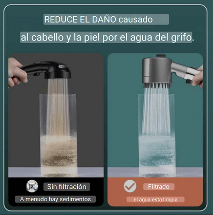 DUCHA MASAJEADORA 4 EN 1 ¡UN SPA EN CASA!