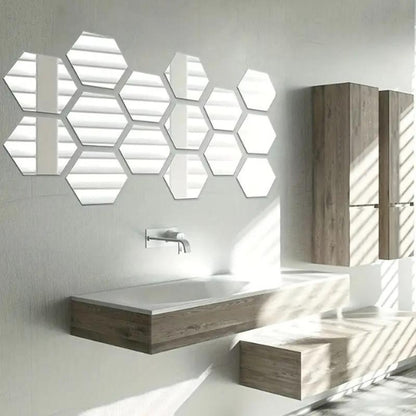 KIT DE 6 ESPEJOS HEXAGONALES + ENVÍO GRATIS🎁