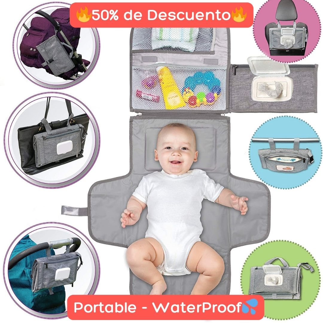 🧸PAD CAMBIADOR PORTATIL - WATERPROOF👶