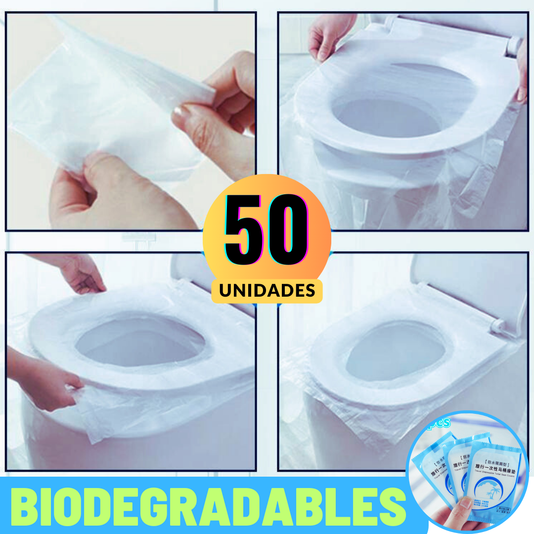 🚽Protector de tasa desechable biodegradable (50 unidades)♻