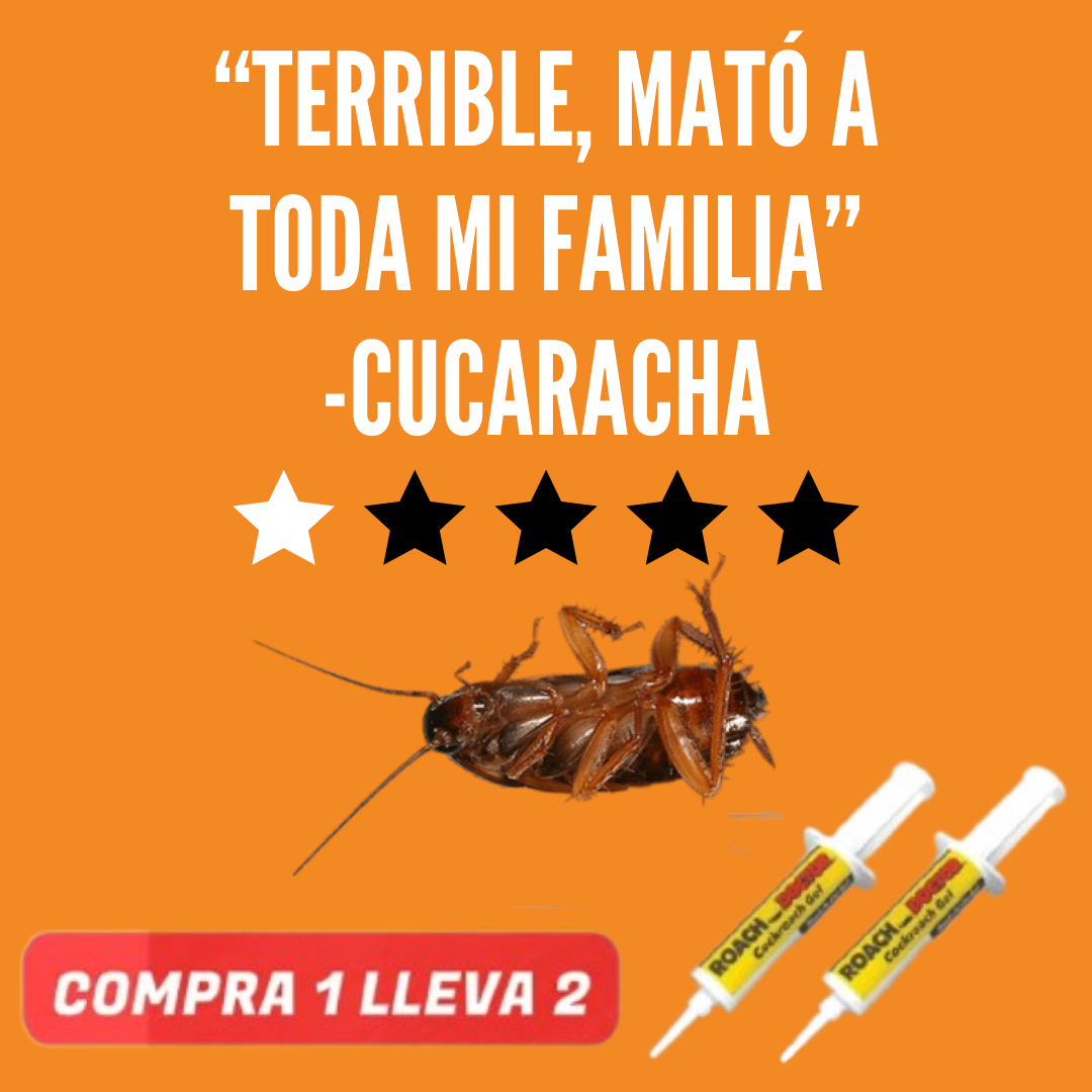 ❌Gel Extermina Cucarachas🐜 🔥PAGA 1 LLEVA 2🔥¡ÚLTIMAS UNIDADES!🔥