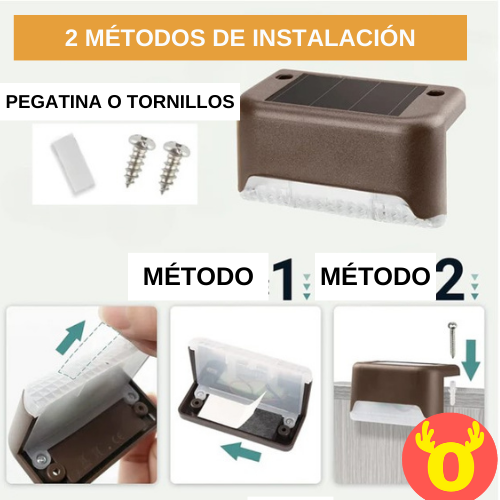 💡 Lámparas LED solares: Iluminación GRATUITA para tus espacios al aire libre 🌞 SET x4 UNIDADES