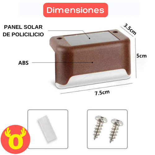 💡 Lámparas LED solares: Iluminación GRATUITA para tus espacios al aire libre 🌞 SET x4 UNIDADES