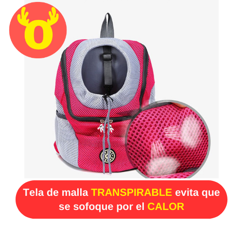 ⭐HuellasBag™ | 🐶 Bolso de transporte transpirable para mascotas 🐱