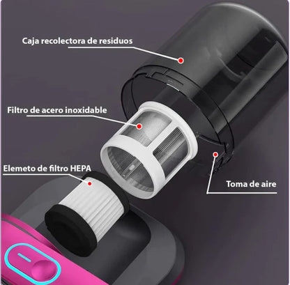 ASPIRADORA UV DE ÁCAROS Y POLVO DE ALTA FRECUENCIA + ENVÍO GRATIS🎁