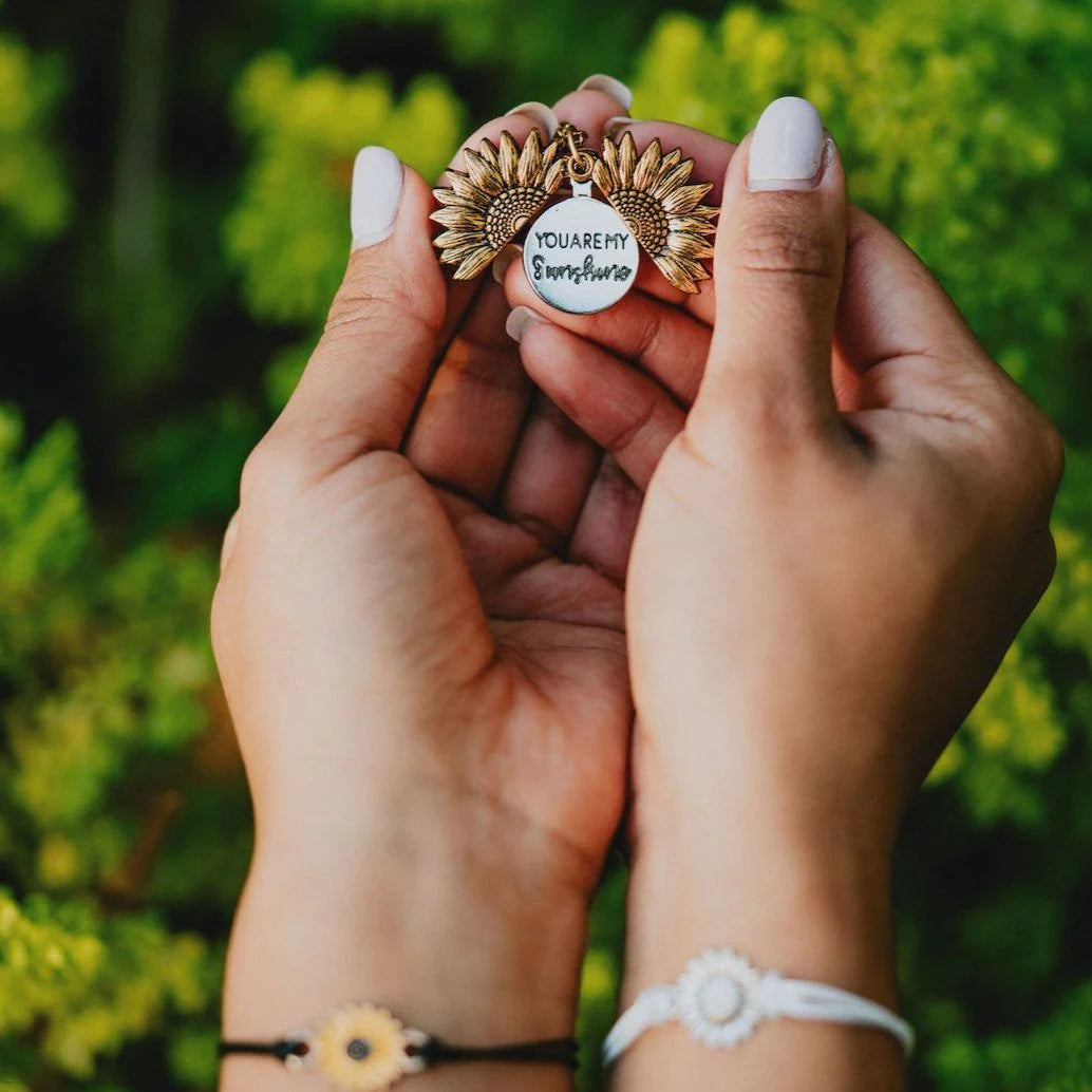 🌻COLLAR PERSONALIZADO "YOU ARE MY SUNSHINE" + ENVÍO GRATIS🎁