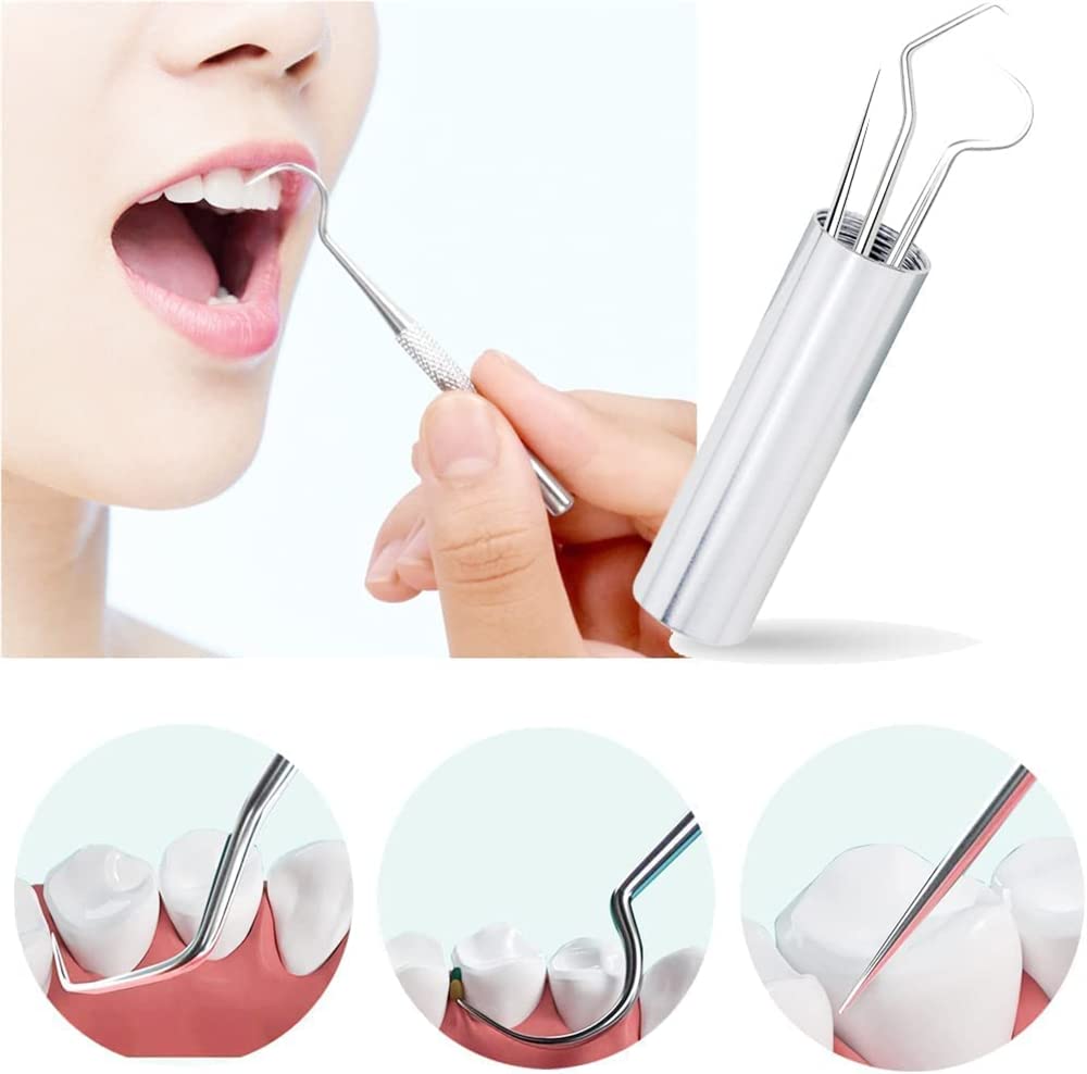 🦷SET de CUIDADO DENTAL - Acero Inoxidable😁